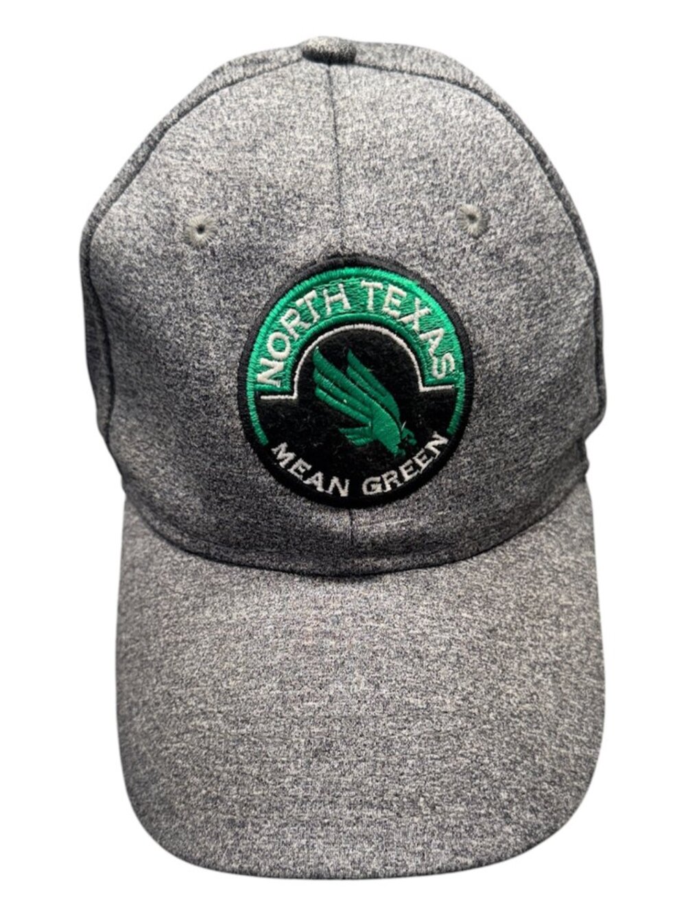 Ahead UNT Mean Green Frisco Bowl Hat Baseball Cap Heather Gray EUC